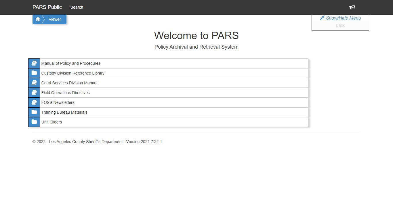 5-10/010.00 Inmate Visiting - pars.lasd.org